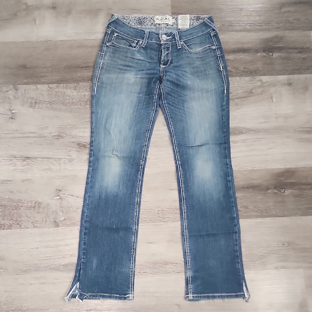 Ariat Women's Mid Rise Straight Jeans